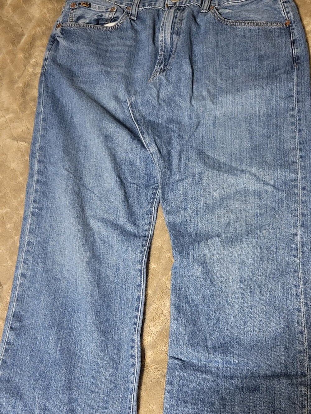 Ralph Lauren Men's Light Blue Straight Jeans